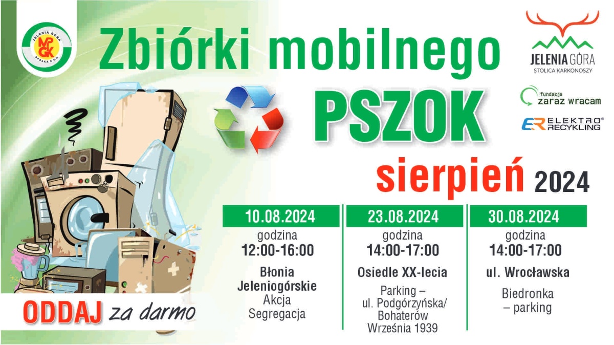 HARMONOGRAM mobilny PSZOK - sierpień